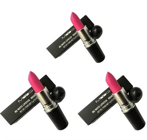 3 piece MYG набор матовой помады для макияжа batom "candy yum" розовая помада MC cosmetics брендовая помада для макияжа batom mate - Цвет: 3 piece