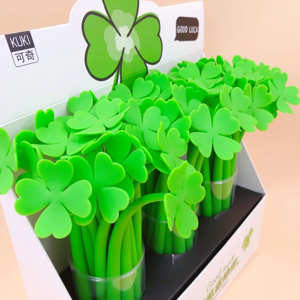 48 шт./лот креативные силиконовые Канцтовары lucky grass в Корейском стиле
