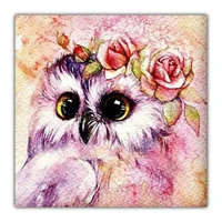 sophie beauty home diy 5d diamond embroidery cartoon flower owl cross stitch wall pendant mosaic pattern crafts decoration