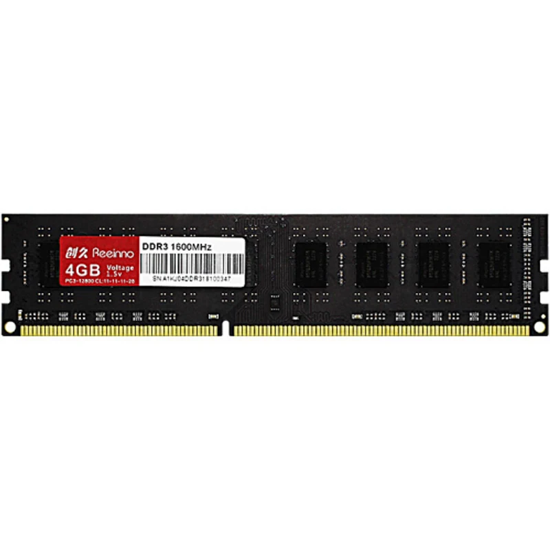 Reeinno ram ddr3 4GB 8GB 1600MHz memory 1 5 V Новая NON ECC 240pin пожизненная гарантия Одиночная память rams