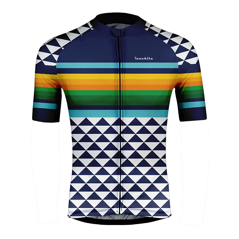 Uniforme Runchita 2019 Летние Велоспорт Джерси с коротким рукавом одежда для мужчин
