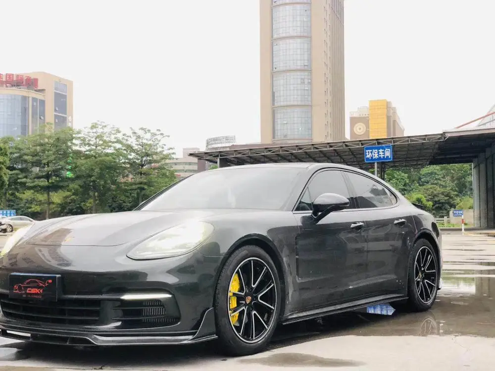 УГЛЕРОДНЫЙ диффузор для Porsche Panamera 971(2017 +) стиль Man задний из углеродного волокна