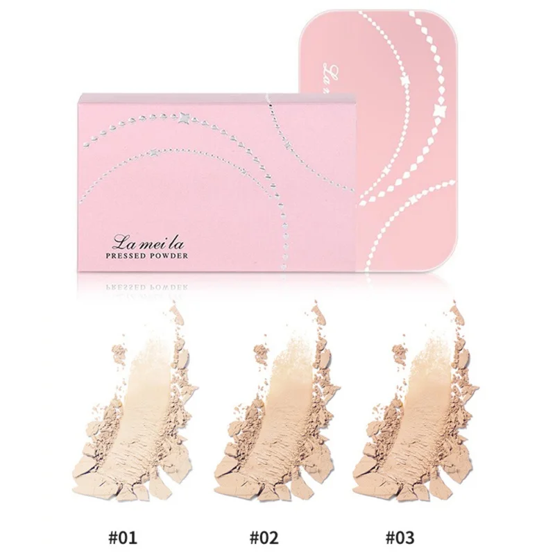 Горячая прессованная Минеральная Пудра Косметика длительное осветление