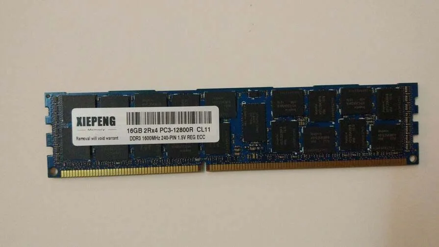 Серверная память 16 Гб DDR3 1333 1600 МГц ECC REG 32 4Rx4 PC3L 12800R Оперативная для рабочих станций