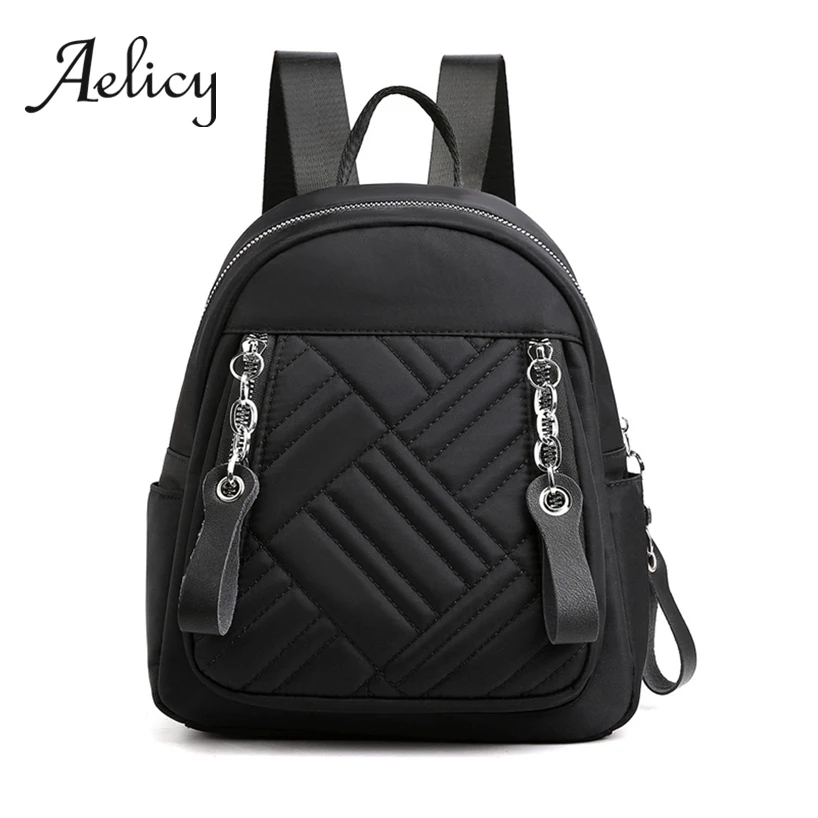 Женский нейлоновый рюкзак Aelicy черный/синий/красный/фиолетовый|Женские рюкзаки| |
