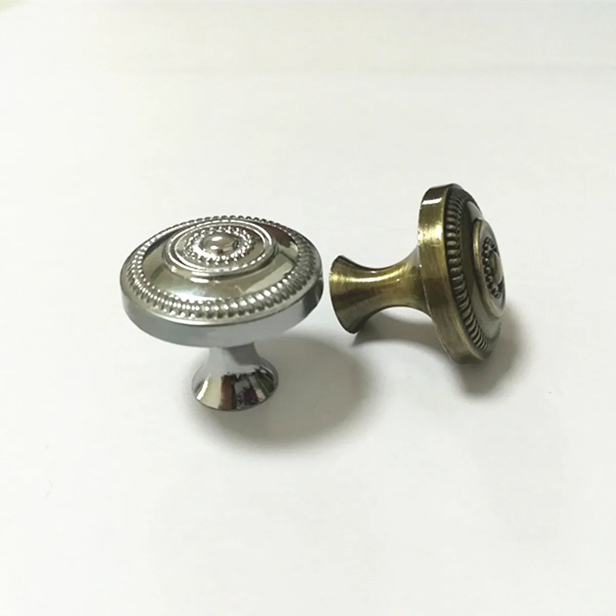 Ретро красные бронзовые ручки для кухонного шкафа дверные из цинкового сплава