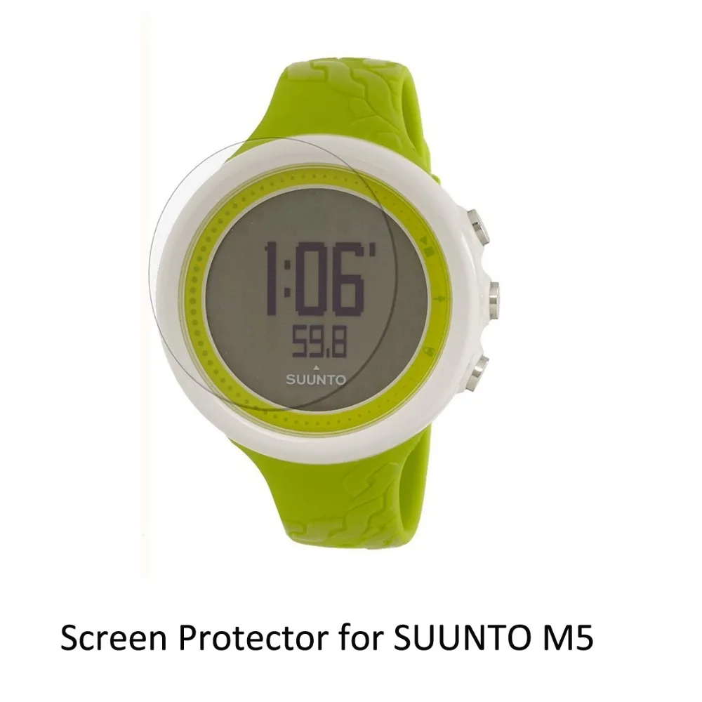 

3* Clear LCD PET Film Anti-Scratch Screen Protector Cover for Suunto M2