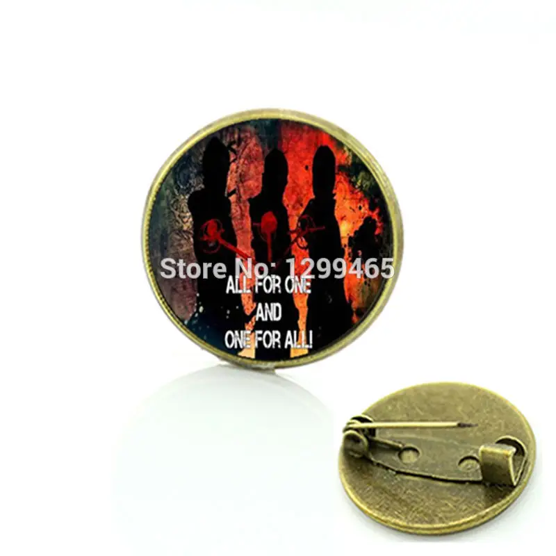 Прямая продажа брошей булавка Винтажная брошь в виде трех мускутеров Аватара