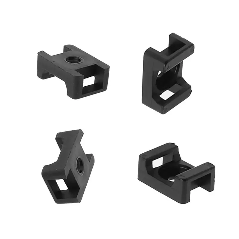 100 шт. кабельная стяжка базовое Крепление Винт фиксация сиденья нейлоновое Седло