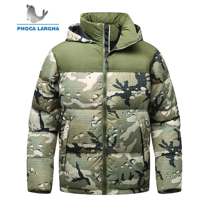 Новинка мужские зимние куртки на утином пуху толстые теплые парки мужская