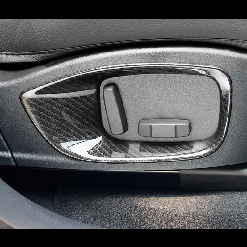 

ABS Plastic Car Seat adjustment Frame Cover Trim Car-Styling For Jaguar XF XE XFL F-PACE 2016 2017 2018 accessories 2pcs