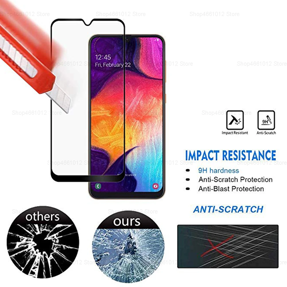 Защитное стекло для Samsung Galaxy A50 A40 A30 Защитная пленка экрана закаленное на sumsung galax a
