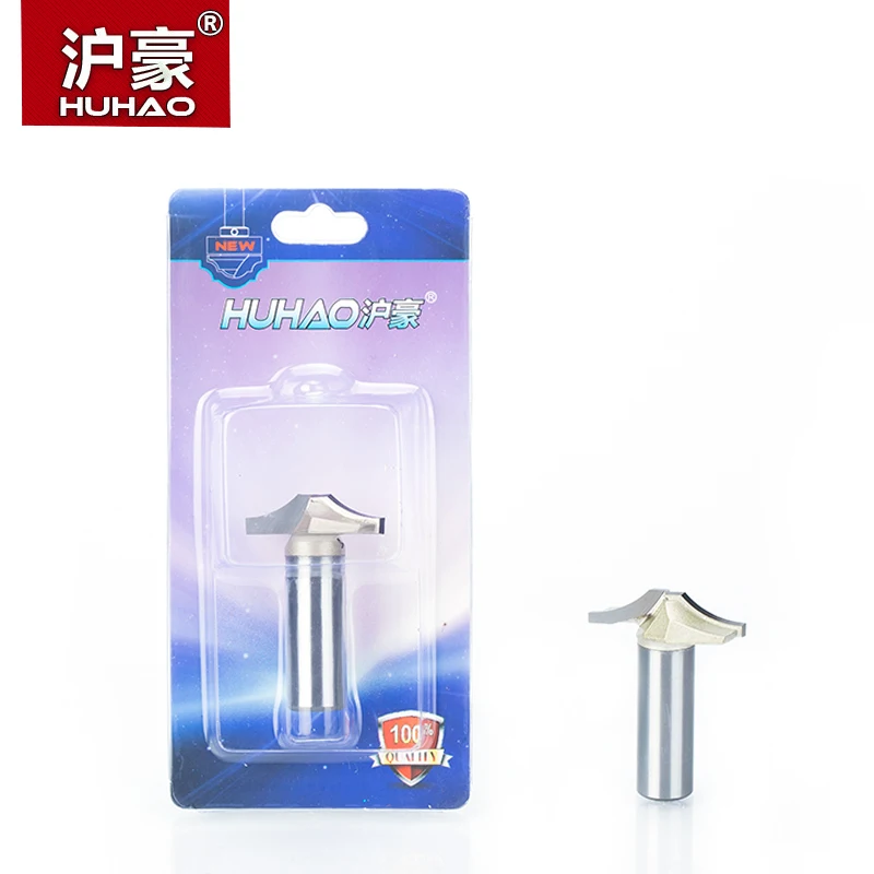 

HUHAO 1pc 1/2" Shank Trimmer Router Bits For Wood Tungsten Carbide Woodworking Engraving Endmill For Edge Trimming Machine