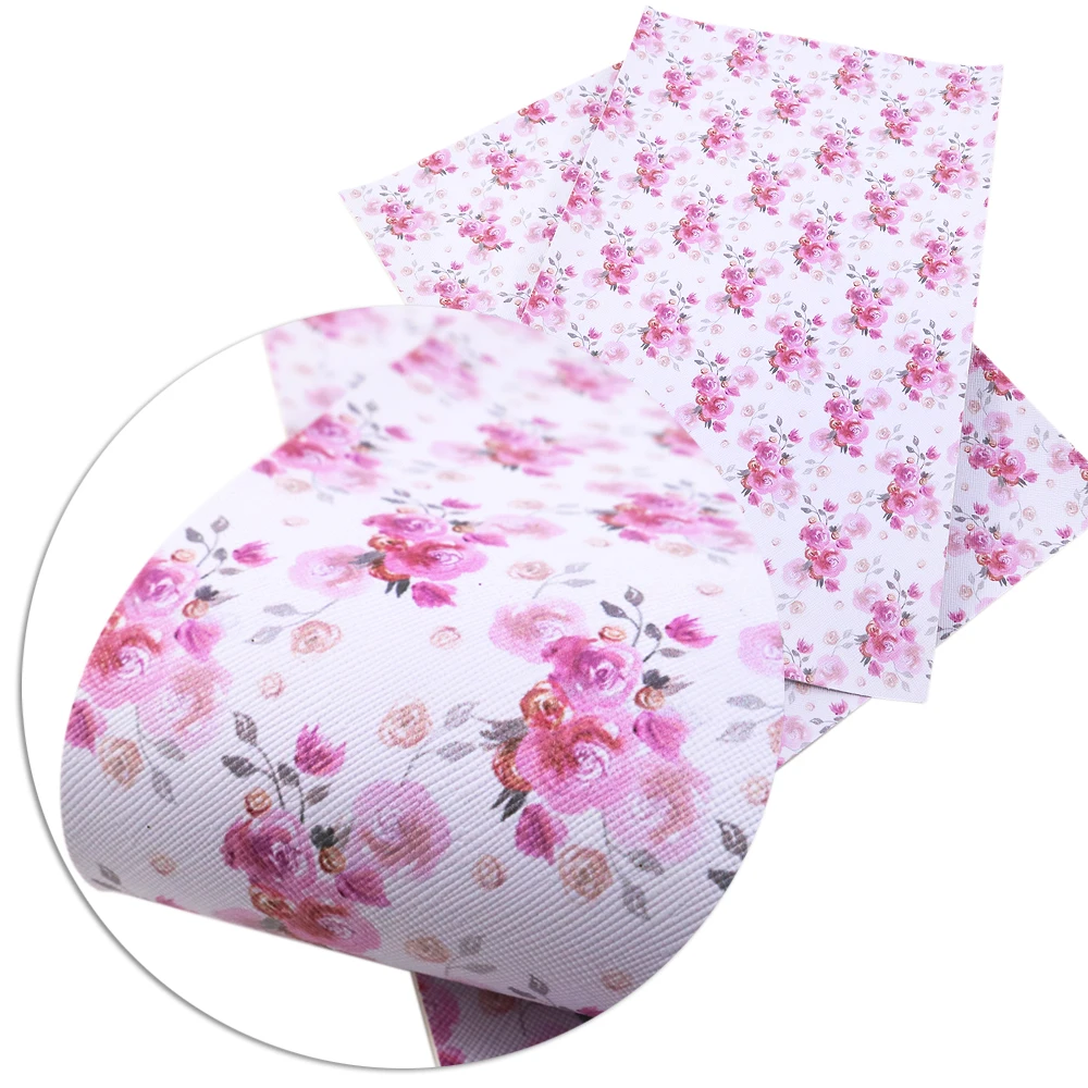 David accessories 20*34 см собаки и цветов из искусственной искусственная кожа бант для волос для художественного оформления ногтей, ручная работа ремесел 1 шт, 1Yc3620