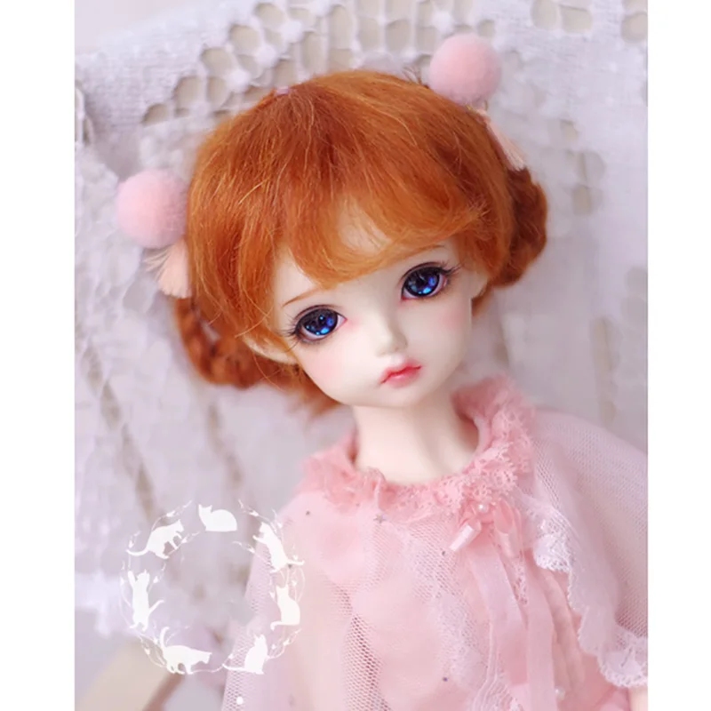 Кукла Bybrana BJD с париком 1/3 1/4 1/6 1/8 1/12 мохеровая редисовая красная оплетка|for dolls|1/4
