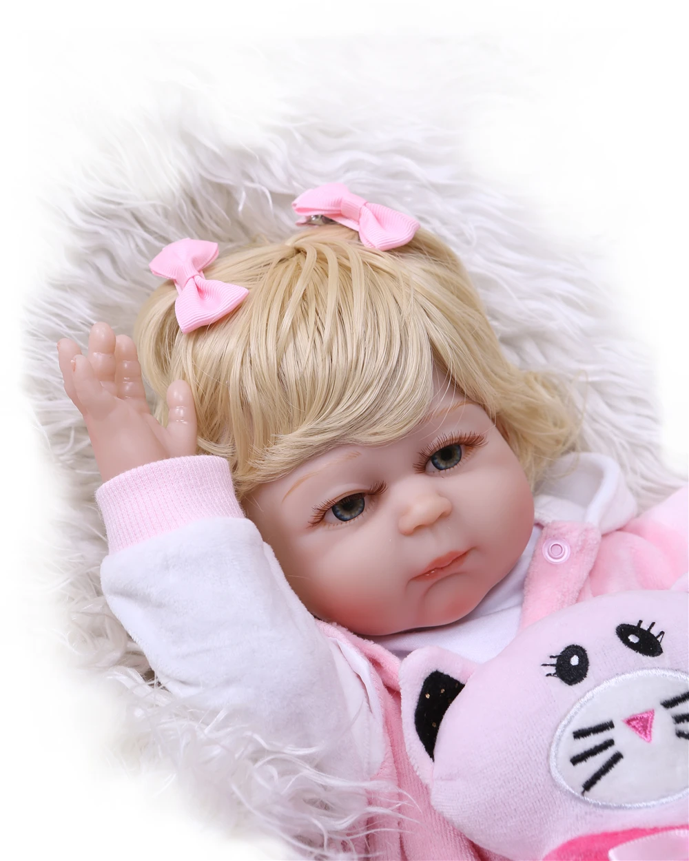 NPK 50 см полное тело bebe кукла Возрожденный силикон Reborn Baby doll Игрушки для девочек Bonecas Новорожденный Bebe подарок на день рождения игрушки для ванной