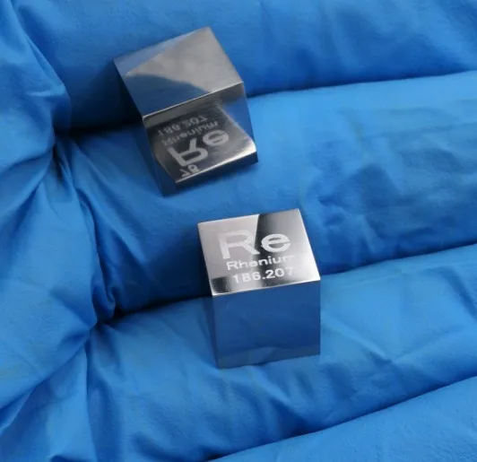 Re Rhenium Металл Высокая точность плотность куб 10x10x10мм|Магнитные материалы| |