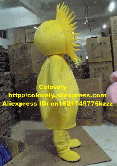 Маскарадный костюм папа умное желтое солнце маскарадный Mascotte Sunshine для взрослых с