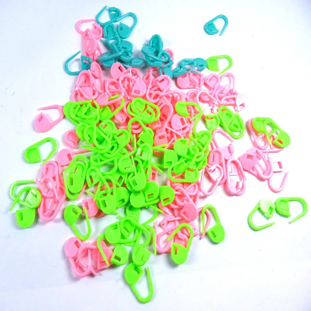 1000 шт. пластиковые крючки для вязания 730206|crochet locking stitch markers|locking markersstitch markers |