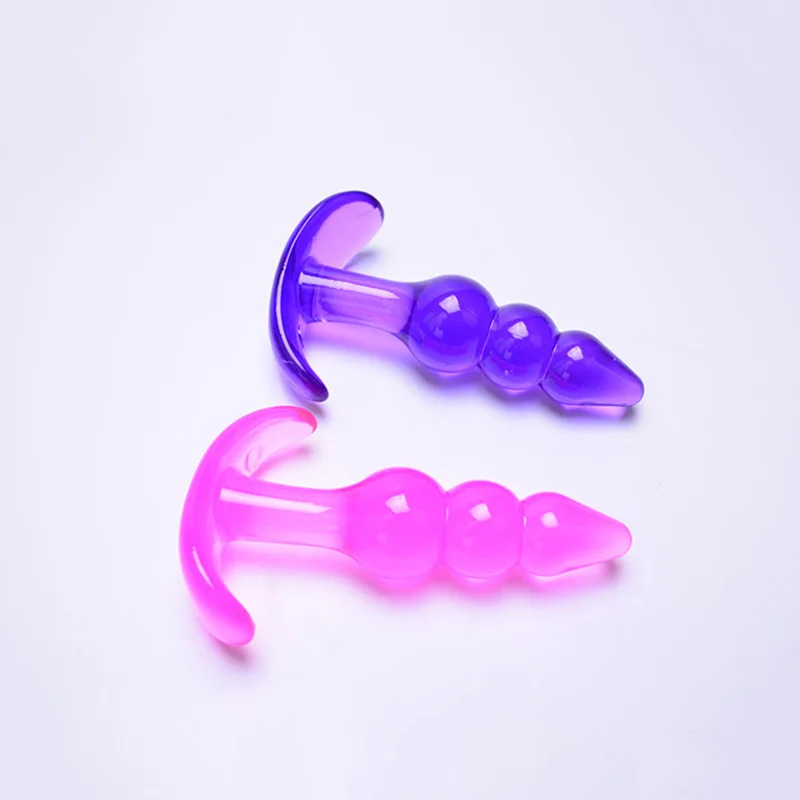 Продукт SM для взрослых БДСМ Анальная пробка из бисера игрушки желе G Spot анальные