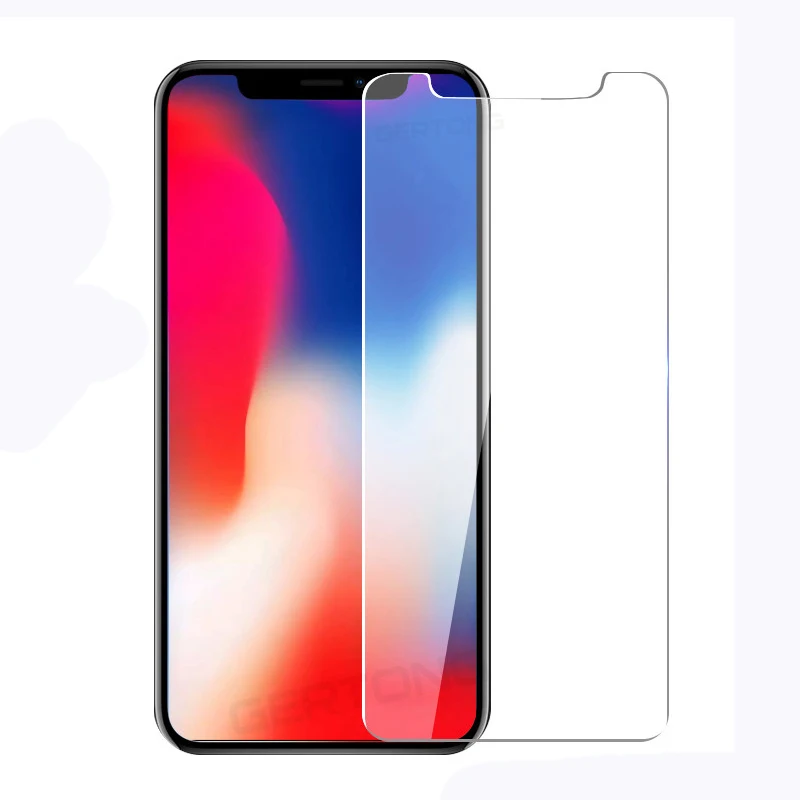 Закаленное стекло для iPhone XR X XS MAX 6 6S 8 7 Plus se 11 12 13 Pro Max|Защитные стёкла и плёнки