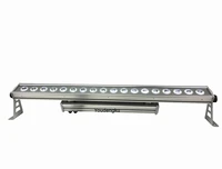 2 pieces 18x10w 4in1 led bar dmx rgbw waterproof led wall washer outside wall lights