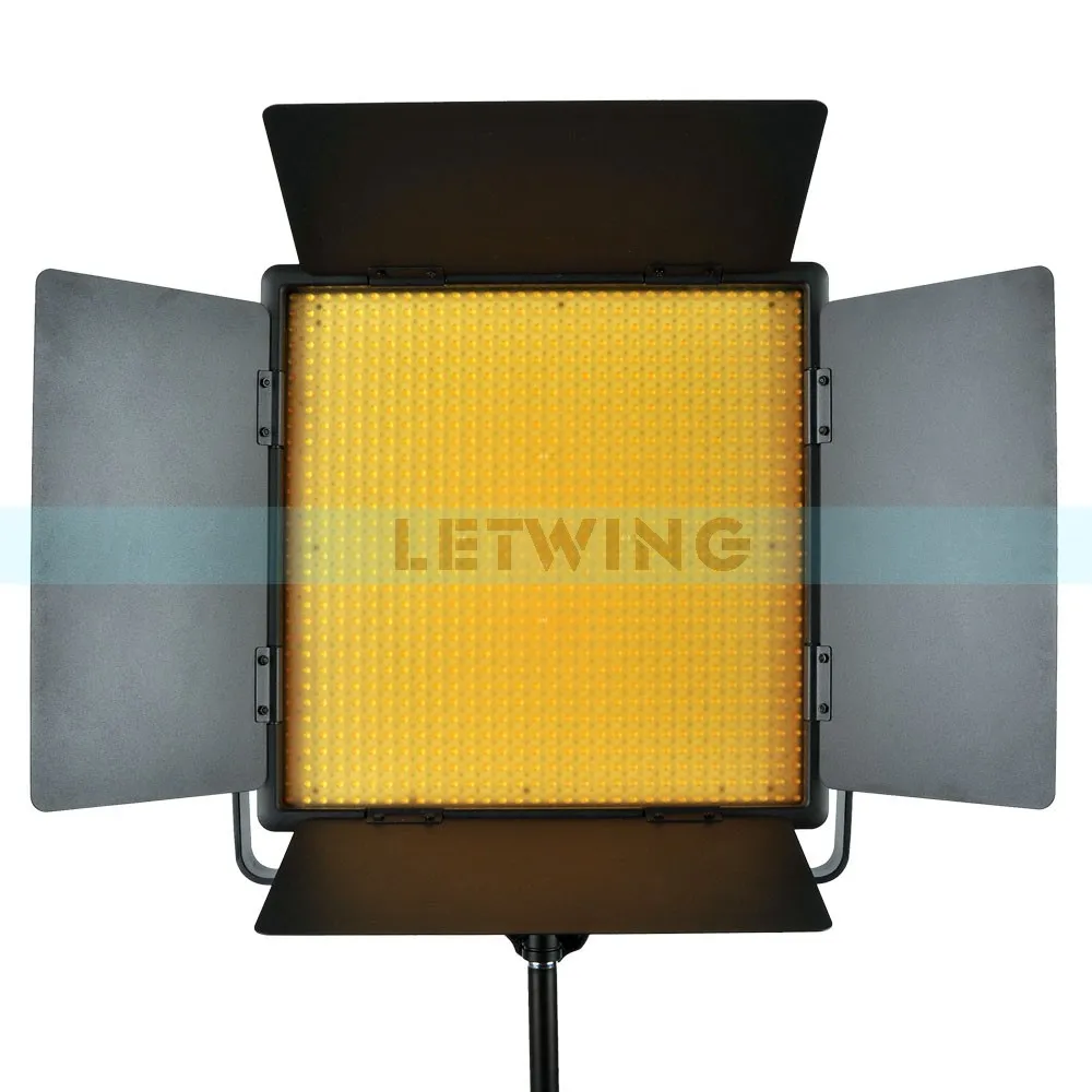Желтый вариант Godox 2000 2X 1000 LED фото студия видео непрерысветильник комплект для