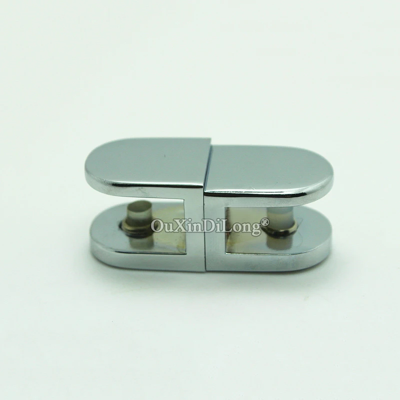 

High Quality 100PCS Pure Brass Glass Clamps Clips Glass Fixed Holder Brackets No Drilling for 6~10mm / 10~12mm