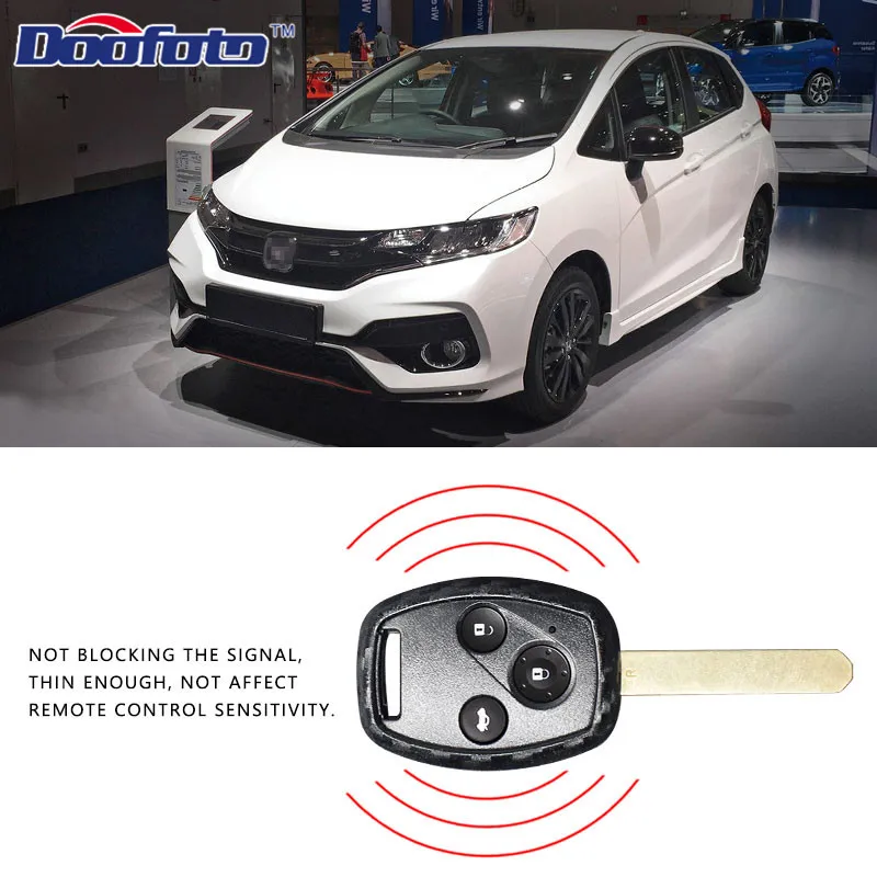 Doofoto 2 3 кнопки дистанционный ключ чехол для Honda Accord CRV Civic Pilot Jazz vision Ridgeline