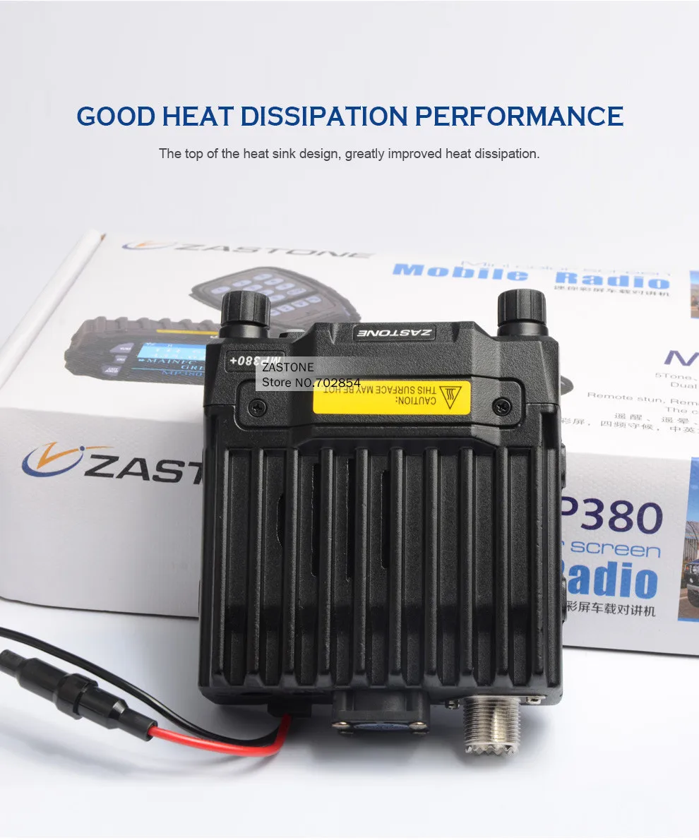 Zasto MP380+ VHF/UHF Автомобильная рация 136-174MHz 220-270MHz 400-480MHz 350-390Mhz Quad Band мобильное радио мини радио приемопередатчик