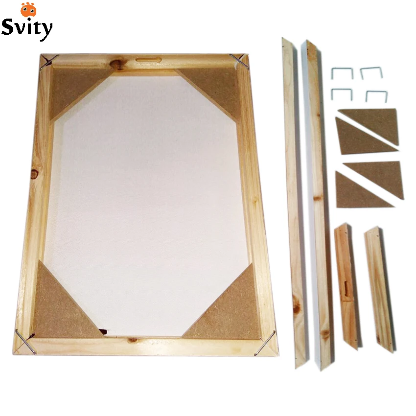Wood frame for canvas oil painting nature wood DIY custom big size picture inner without the just | Дом и сад