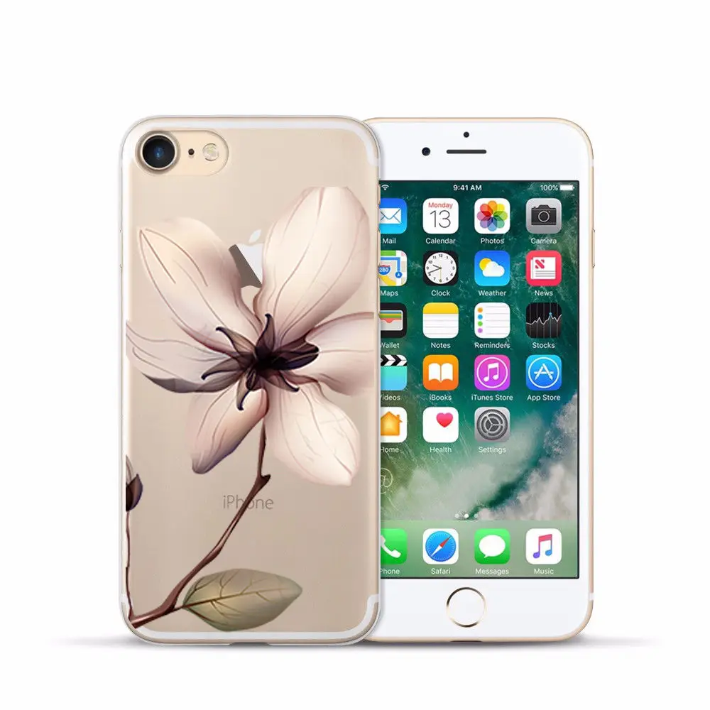 Чехол Arvin для Iphone 7 мягкая прозрачная защитная задняя крышка из ТПУ 5 5S 6 s Plus X XS Max XR