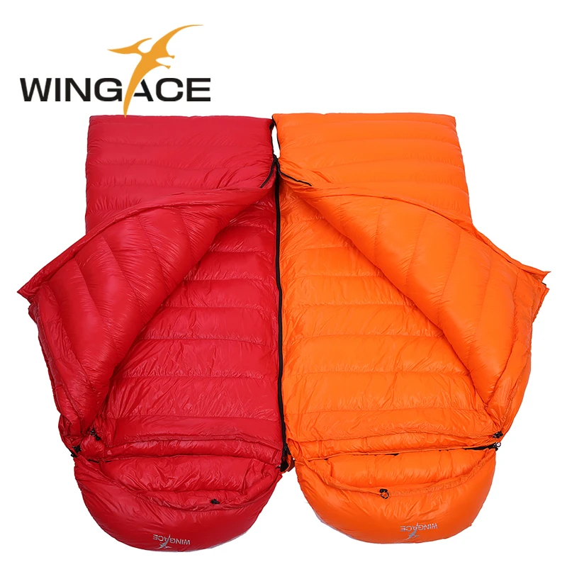 Зимний спальный мешок WINGACE Fill 3000 г с гусиным пухом Сверхлегкий походный