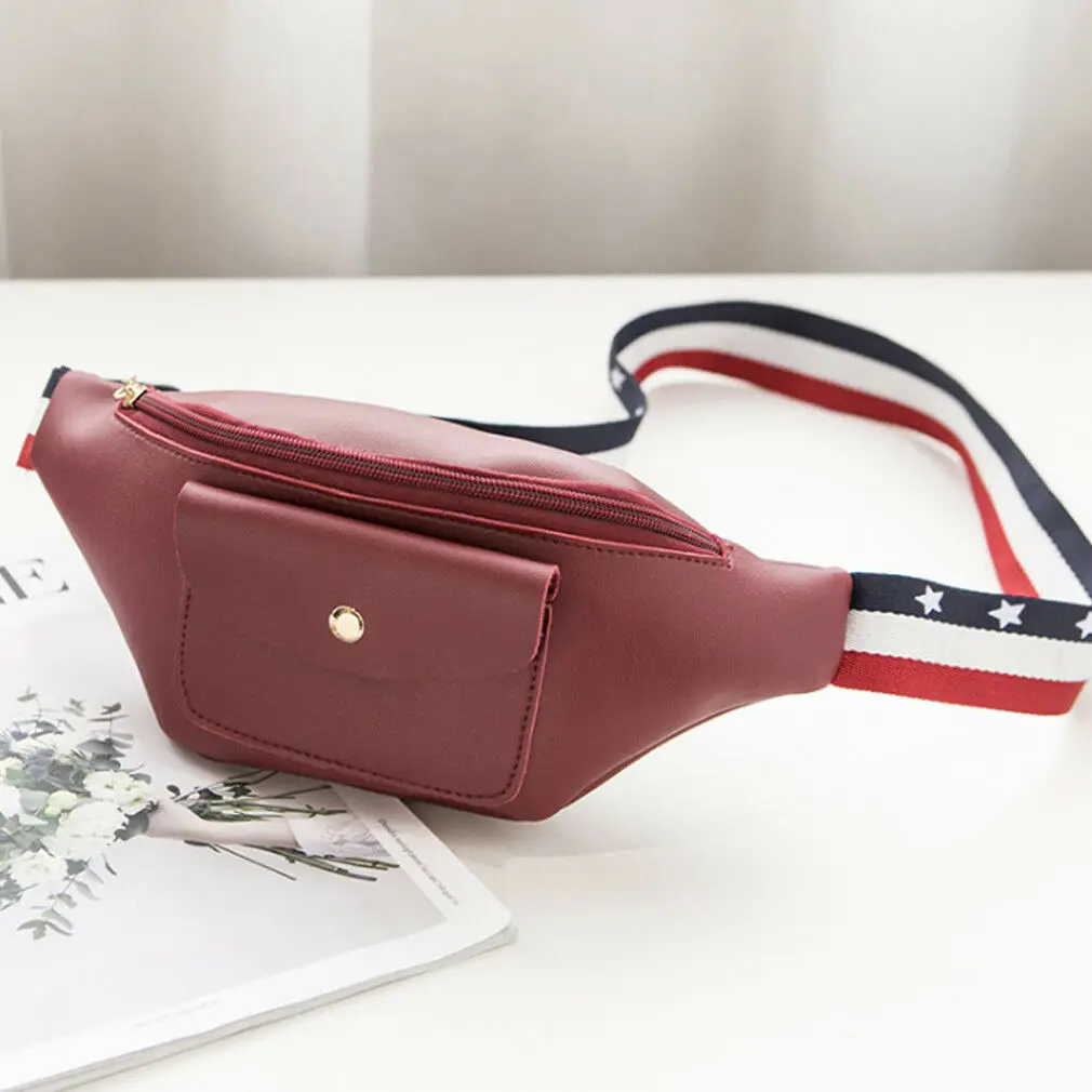 Красный Поясная Сумка унисекс для мужчин и женщин, модные сумки для мобильного телефона, большая емкость, удобная поясная сумка, горячая Распродажа, поясная сумка для путешествий, Новая повседневная сумка - Цвет: Красный