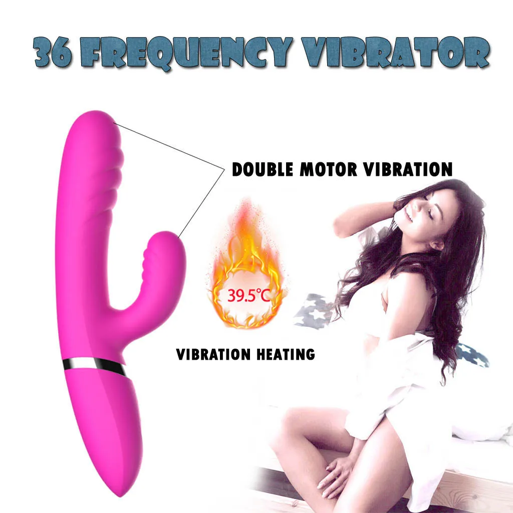 Двойной двигатель реалистичный вибратор фаллоимитатор для женщин G Spot Клитор