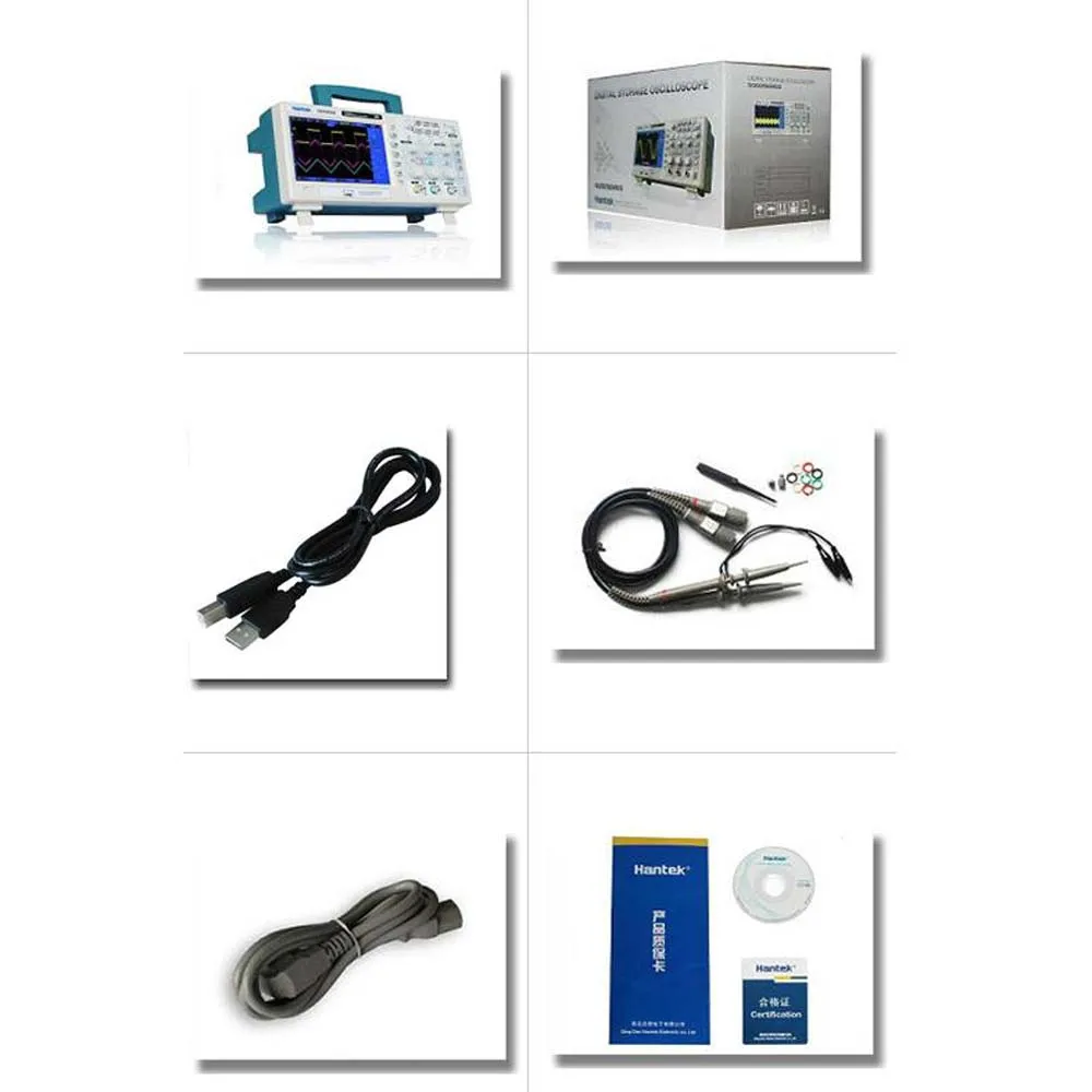 Осциллограф настольный с ЖК-дисплеем 7 дюймов 100 МГц 1 Гвыб/с | Инструменты