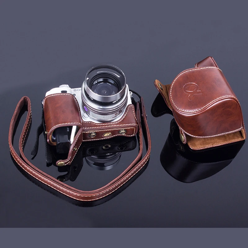 Портативный чехол из искусственной кожи для камеры Sony A6400 ILCE 6400 16 50 мм с
