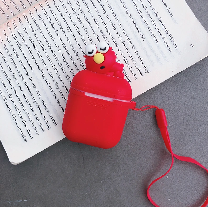 Милый мягкий силиконовый беспроводной bluetooth чехол для наушников с Минни и Винни