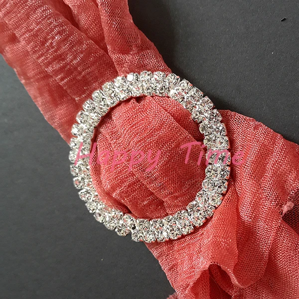 2016 новинка 30 шт 36 мм двойные стразы круглое кольцо для салфетки или пряжки