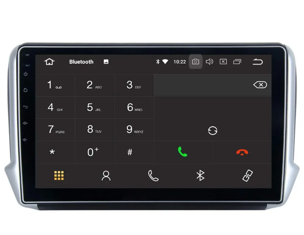 10 дюймов Android 8 0 автомобильное радио GPS навигация для Peugeot 2008 2014 2018 с Bluetooth Зеркало