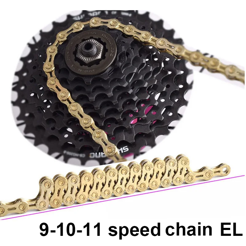 Цепь велосипедная полая 9/10/11 скоростей 27/30/33 скоростей|11 speed|colored bicycle chainbicycle chain |