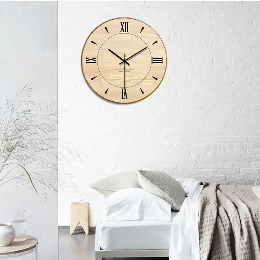 Деревянные спальные тихие стены Saatk современный дизайн большие декоративные