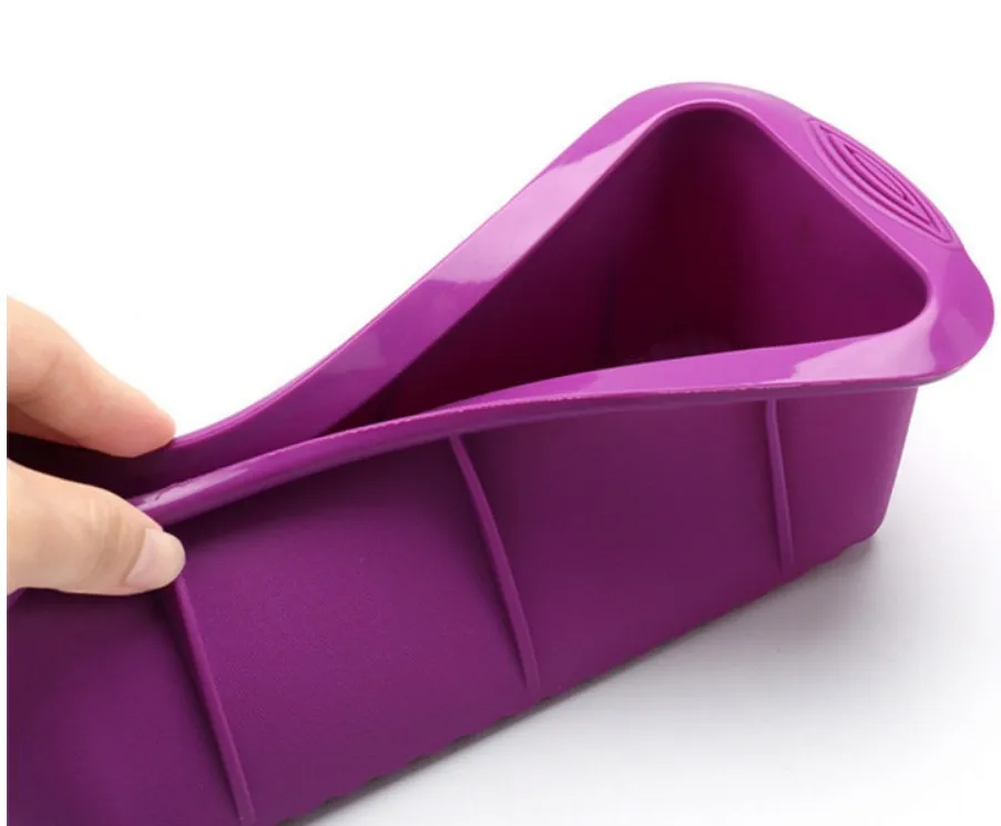 Прямоугольная форма для выпечки хлеба силиконовая ледяного мыла 25*12*7 5 см DIY