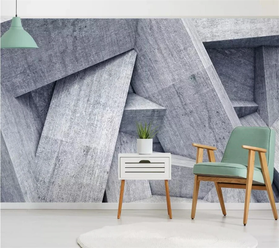 Пользовательские обои wellyu 3d фото фрески стерео абстрактный серый будущее космос