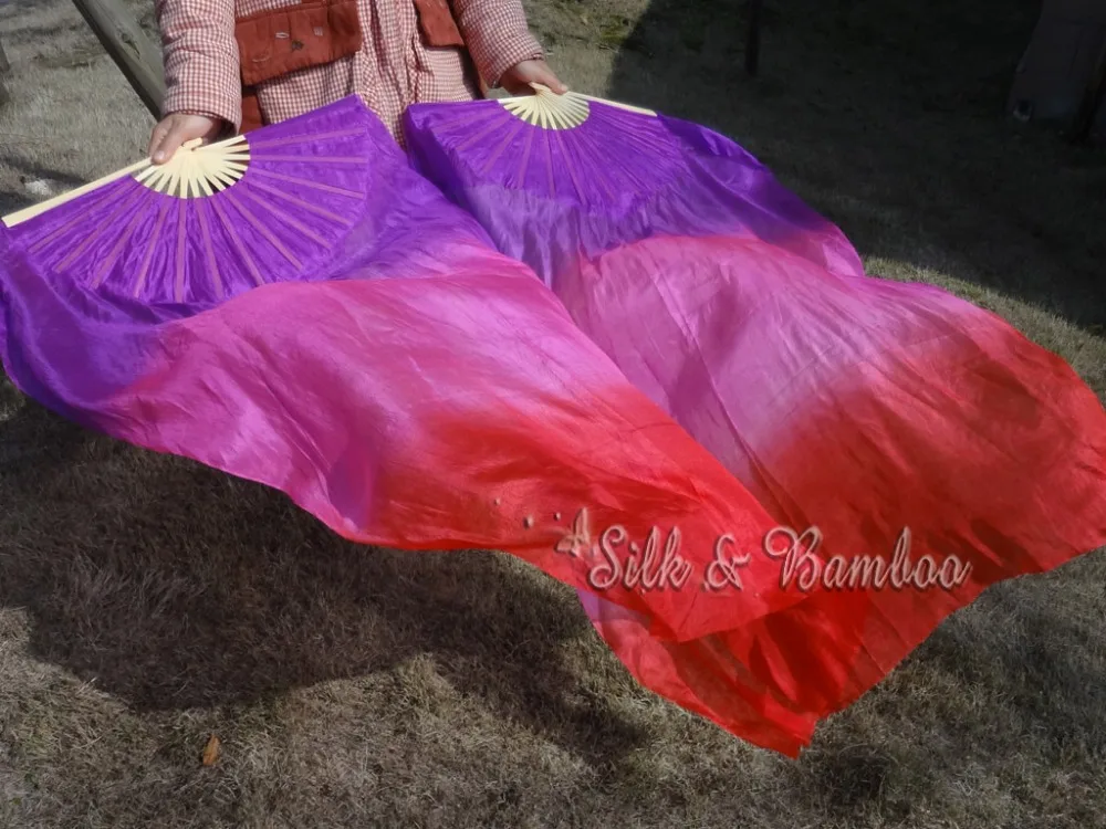 1 пара м * 0 9 (59 &quot* 35&quot) фиолетовый розовый красный ручная роспись танец живота