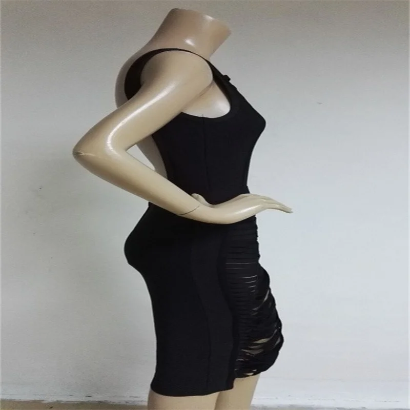 2017 Высокое качество Новые летние пикантные модные женские оптом черный V шеи