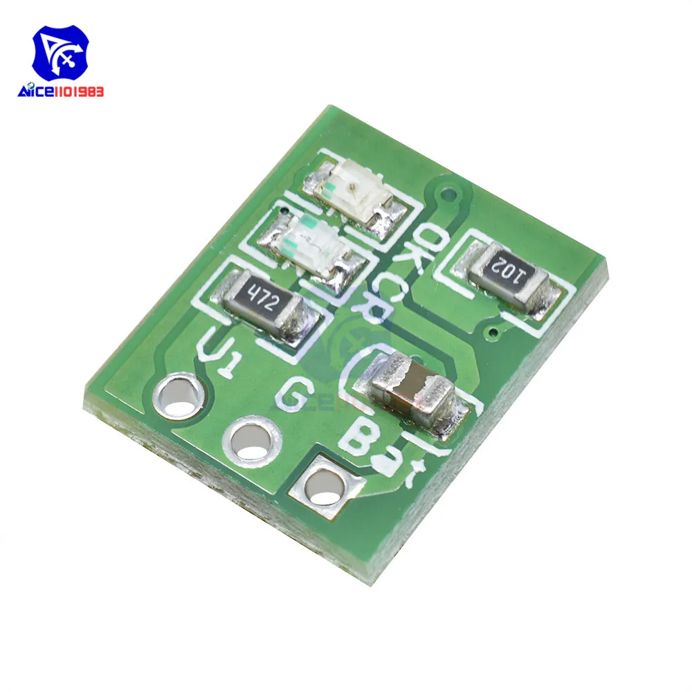 Фото Модуль зарядного устройства для литиевых батарей DD08CRMB Mini DC 5V 1A, заряжаемый литий-ионный аккумулятор, модуль зарядного устройства, плата для игрушек №2