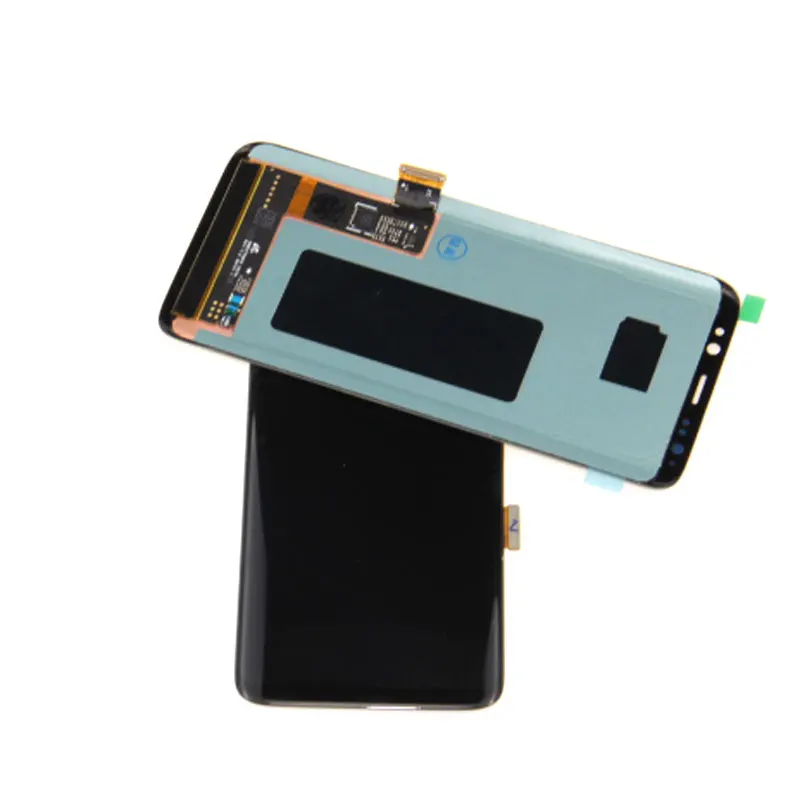 Супер AMOLED S8 plus G955 lcd с рамкой для Samsung Galaxy дисплей G950 G950F сенсорный экран дигитайзер