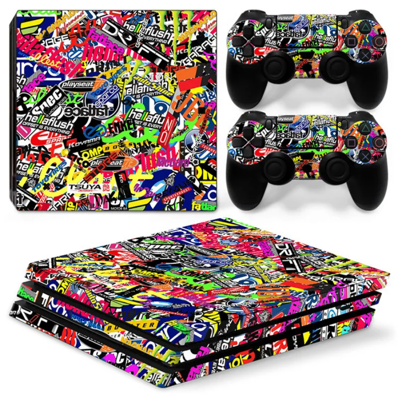 Настройка кожи всего тела для PS4 Pro консоли и контроллеры защитные наклейки Sony