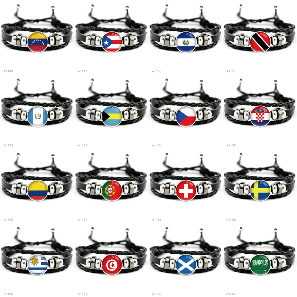 Страна флаги Россия браслеты Франция Португалия Германия Польша Англия Испания